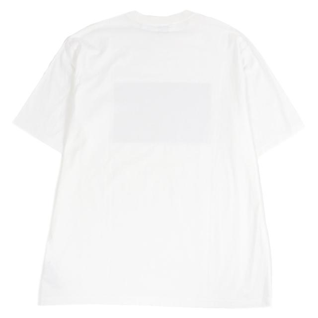 極美品□BURBERRY バーバリー 8084338 コットン100％ ボックスロゴプリント クルーネック 半袖Ｔシャツ カットソー ホワイト M 正規品_2