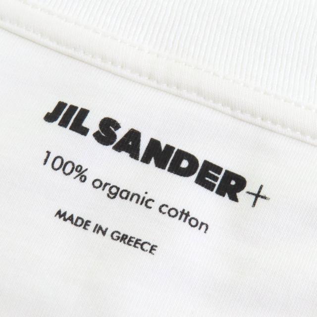 極美品△JIL SANDER+ ジルサンダープラス コットン100％ ロゴワッペン
