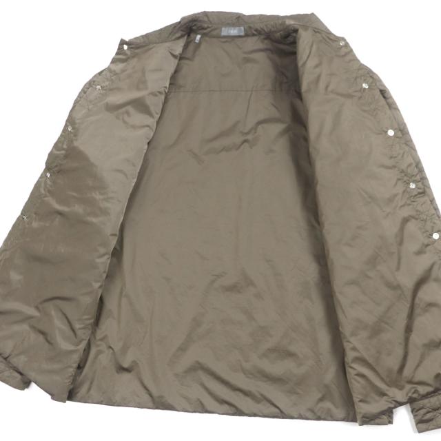 極美品▼DIOR ディオール オム 313C509BA767 ロゴワッペン ロゴ入りボタン カナージュキルティング ジャケット カーキ 54 正規品 メンズ