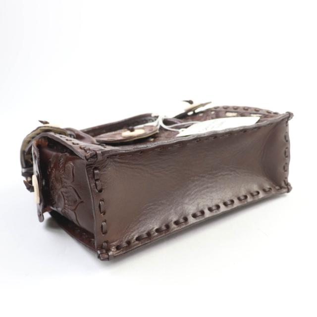 未使用品★GRACE CONTINENTAL グレースコンチネンタル 48182401 　Cutwork Maestra S カービングトライブス ハンドバッグ 保存袋付_3