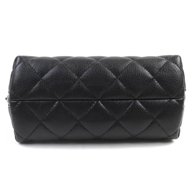 極美品△CHANEL シャネル ココマーク キャビアスキン マトラッセ