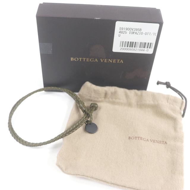 極美品□BOTTEGAVENETA ボッテガヴェネタ レザー イントレチャート