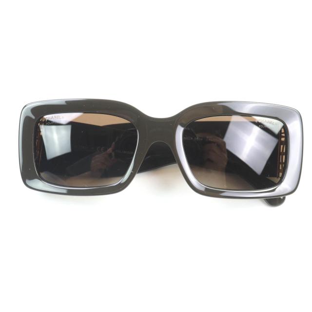 極美品◇CHANEL シャネル 5534 レクタングル シェイプ 現行品 ココ