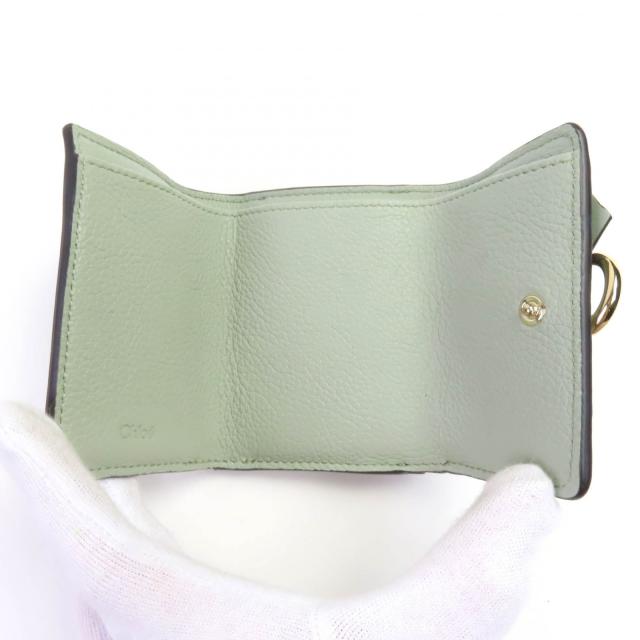 Chloé 三つ折り財布 シーグラス シーグラス クロエ 極美品◇Chloe