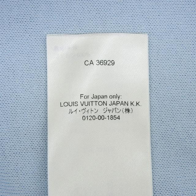 極美品▲LOUIS VUITTON ルイヴィトン 24SS グラディエント モノグラム グラデーション コットンニット グレー系 XL イタリア製 正規品_6