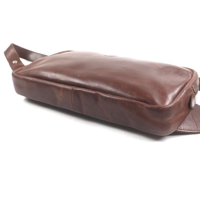 良品▽GANZO ガンゾ SACCHETTO4 サケット4 馬革 ホースレザー ロゴ刻印