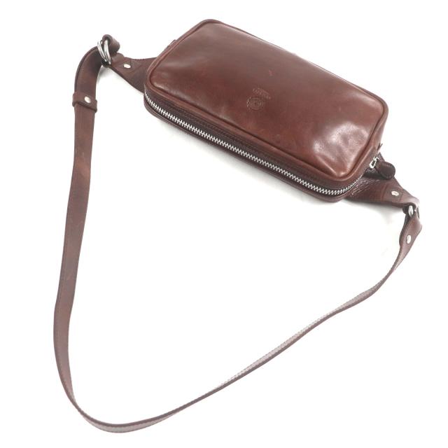 良品▽GANZO ガンゾ SACCHETTO4 サケット4 馬革 ホースレザー ロゴ刻印