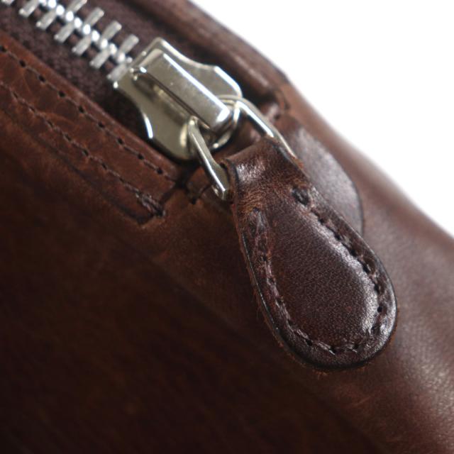 良品▽GANZO ガンゾ SACCHETTO4 サケット4 馬革 ホースレザー ロゴ刻印