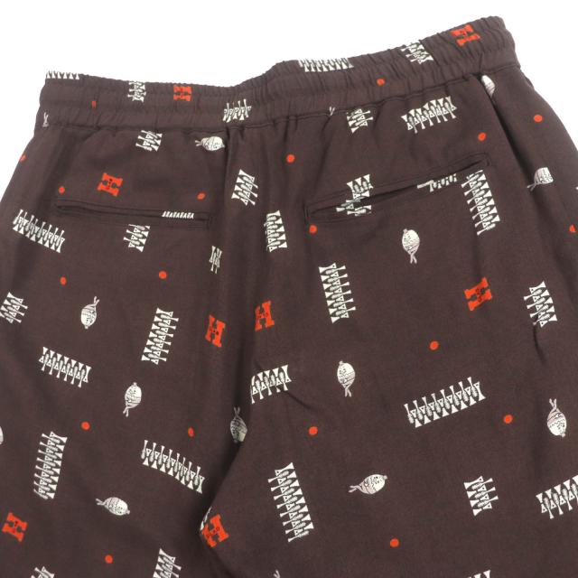 美品▼BY GLAD HAND バイグラッドハンド BYGH-22SS-07/09 YEAR BOOKS 総柄 長袖シャツ ショートパンツ セットアップ M 正規品 メンズ