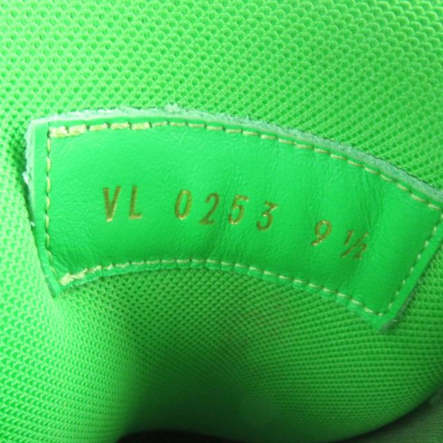 極美品□LOUIS VUITTON ルイヴィトン 2023年製 LV スケートライン レザー使い ローカットスニーカー グレー 9.5 保存袋付き イタリア製_8