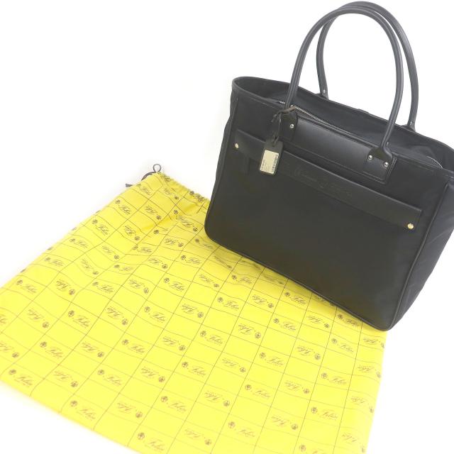 未使用品□Felisi フェリージ 14/26-DS レザー使い A4サイズ収納可能 トートバッグ ブリーフケース ブラック 保存袋付 イタリア製 メンズ