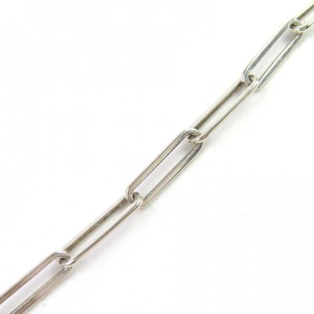 良品△GUCCI グッチ オーバル リンク ID SV925 チェーン ブレスレット