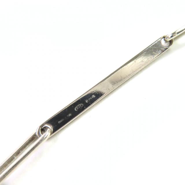 GUCCI　オーバル　シルバー　リンク　チェーン　ブレスレット　925 良品△GUCCI グッチ オーバル リンク ID SV925 チェーン ブレスレット