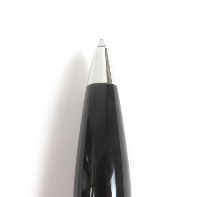 極美品□MONTBLANC モンブラン 132509 スターウォーカーホワイトスター ツイスト式 ボールペン ブラック シルバー ドイツ製 筆記確認済み_4