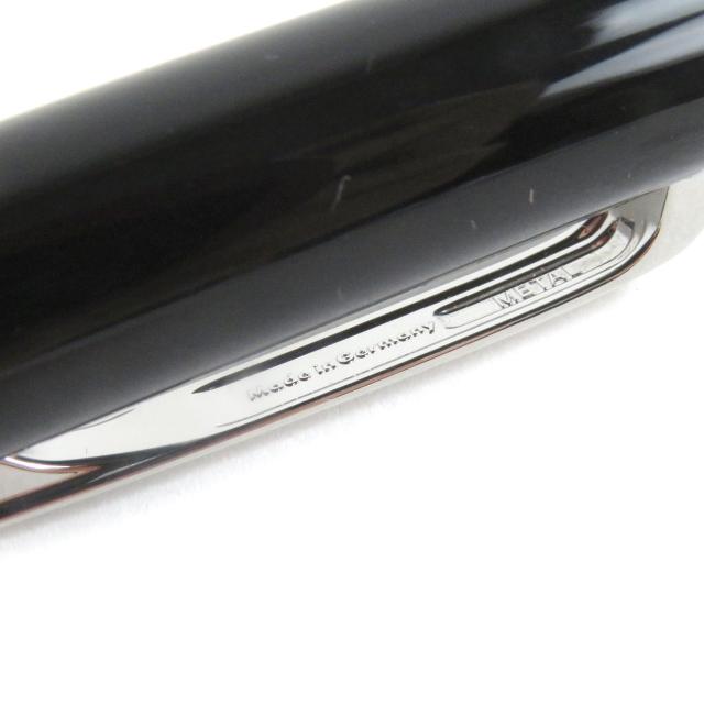 極美品□MONTBLANC モンブラン 132509 スターウォーカーホワイトスター ツイスト式 ボールペン ブラック シルバー ドイツ製 筆記確認済み_7