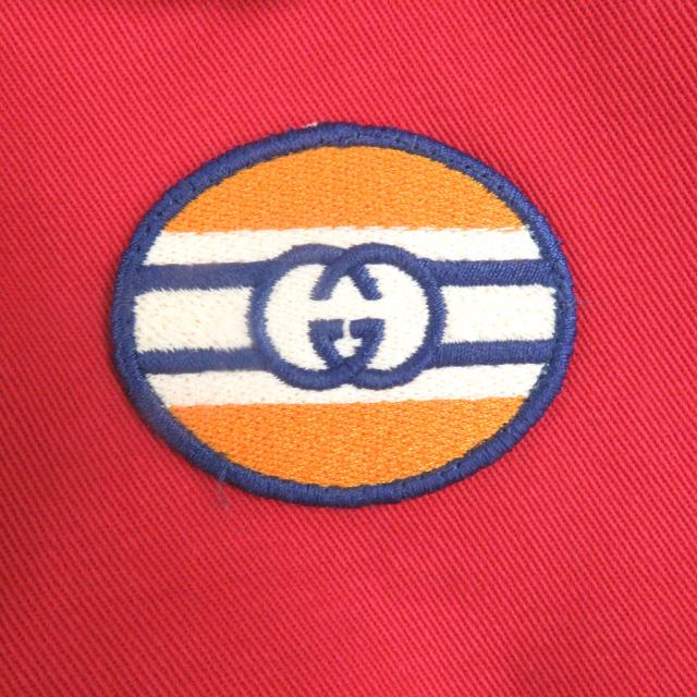 美品□GUCCI グッチ 660067 インターロッキングGワッペン サイドライン