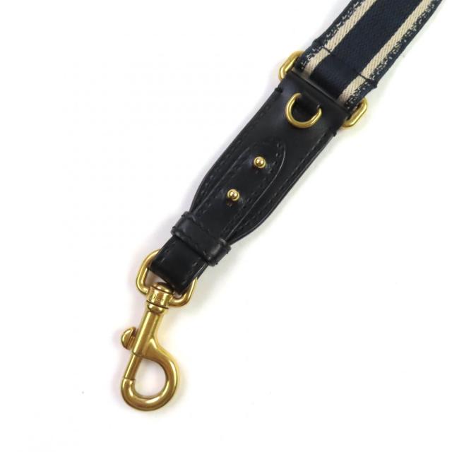 良品★Christian Dior クリスチャンディオール S8553CBTE キャンバス エンブロイダリー ロゴデザイン ショルダーストラップ　ネイビー_6