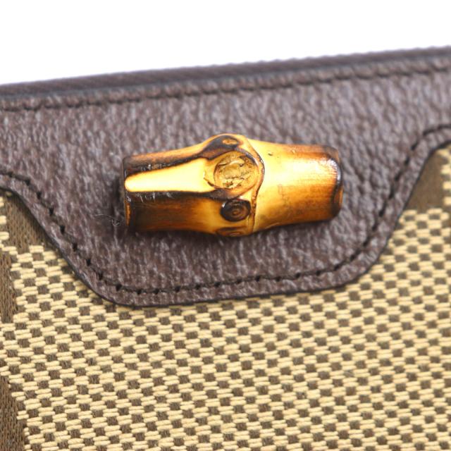 極美品▼GUCCI グッチ 658634 バンブー ジャンボ GG レザー使い ラウンドファスナー ロングウォレット 長財布 ベージュ ブラウン 箱付き 極美品▽GUCCI グッチ 658634 バンブー ジャンボ GG レザー使い