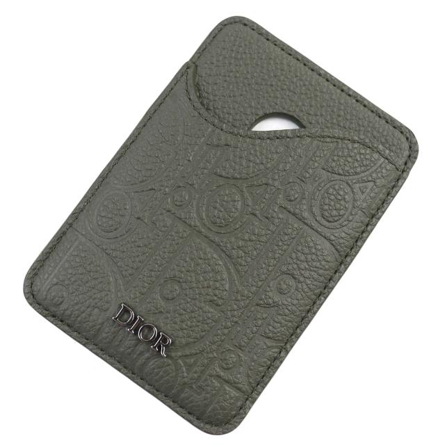 極美品△DIOR ディオール 2ADCH168FLG SADDLE サドル ロゴ マグネット