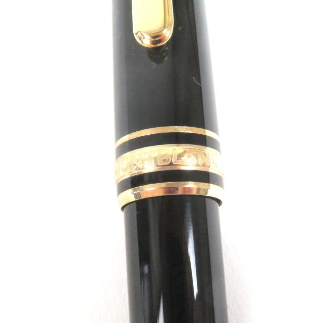 極美品□MONTBLANC モンブラン マイスターシュテュック Pix ペン先14K Mニブ キャップ式 万年筆 ブラック ゴールド ケース付き ドイツ製_6