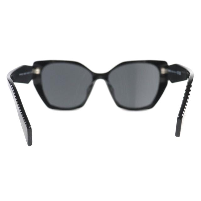 極美品△PRADA プラダ SPR 19Z-F ロゴ アジアンフィット サングラス アイウェア ブラック 56□16 145 ケース付き イタリア製 レディース_5