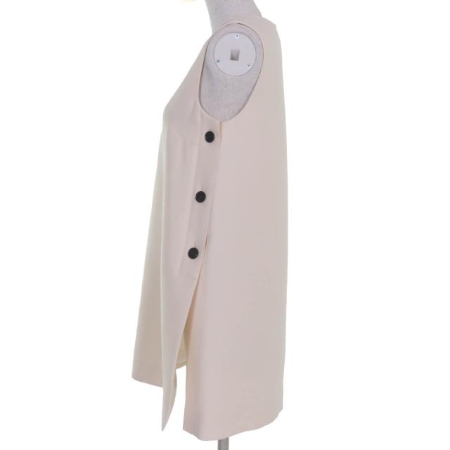美品☆Christian Dior クリスチャンディオール 341B32A1166 シルク fallコレクション着用 ロゴボタン ドレス ワンピース 38 正規品_1