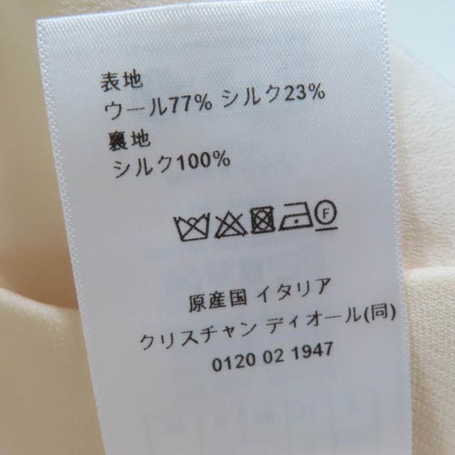 美品☆Christian Dior クリスチャンディオール 341B32A1166 シルク fallコレクション着用 ロゴボタン ドレス ワンピース 38 正規品_7