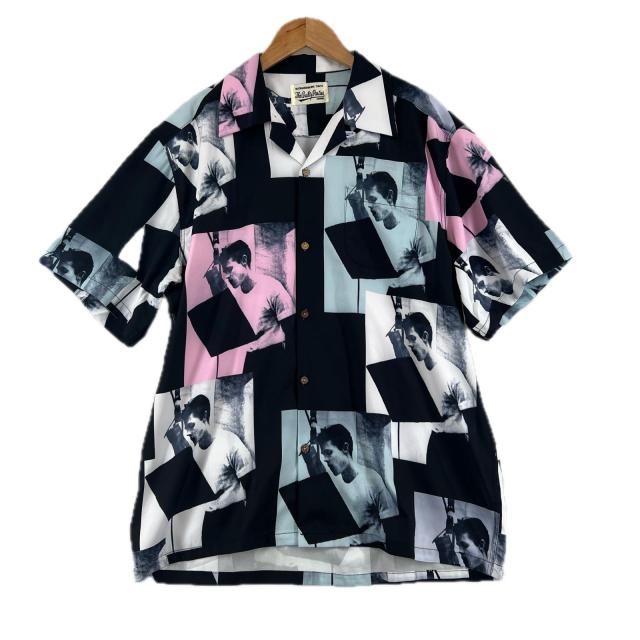 極美品▲WACKO MARIA ワコマリア GUILTY PARTIES CHET BAKER HAWAIIAN 半袖シャツ マルチカラー L 日本製 正規品 メンズ