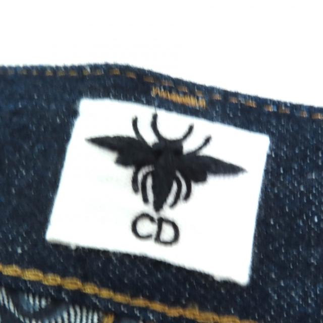 極美品△Christian Dior クリスチャンディオール 25SS 512P44A3426 裏地オブリーク ロゴワッペン デニム ショートパンツ 36 正規品 伊製_5