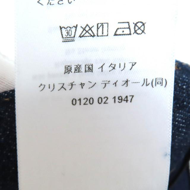 極美品△Christian Dior クリスチャンディオール 25SS 512P44A3426 裏地オブリーク ロゴワッペン デニム ショートパンツ 36 正規品 伊製_8