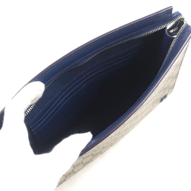 未使用品▽GUCCI グッチ 768255 GGスプリームキャンバス レザー GG金具