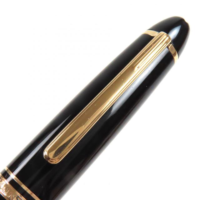良品▼MONTBLANC モンブラン マイスターシュテュック ル・グラン ペン先14K Fニブ ホワイトスター 万年筆 ブラック ゴールド ドイツ製_6