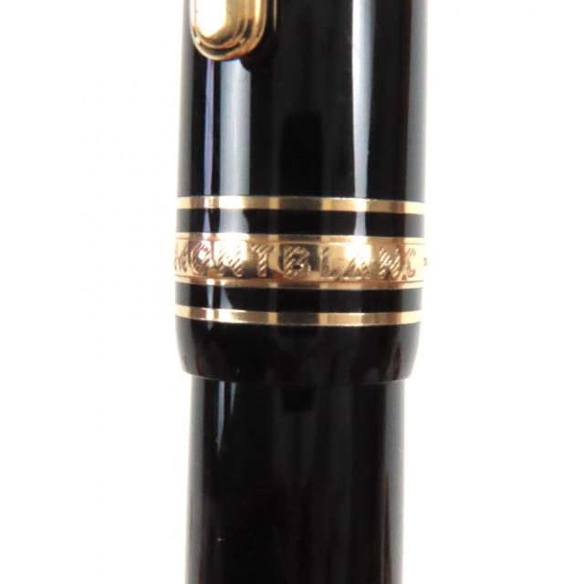 良品▼MONTBLANC モンブラン マイスターシュテュック ル・グラン ペン先14K Fニブ ホワイトスター 万年筆 ブラック ゴールド ドイツ製_7