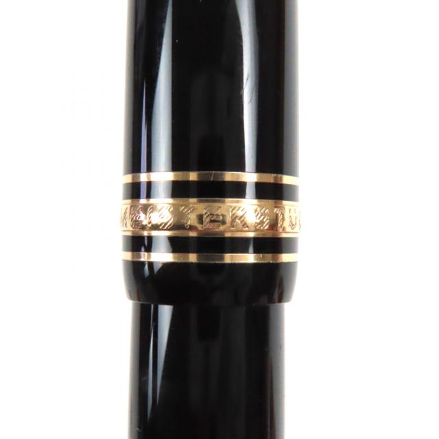 良品▼MONTBLANC モンブラン マイスターシュテュック ル・グラン ペン先14K Fニブ ホワイトスター 万年筆 ブラック ゴールド ドイツ製_8