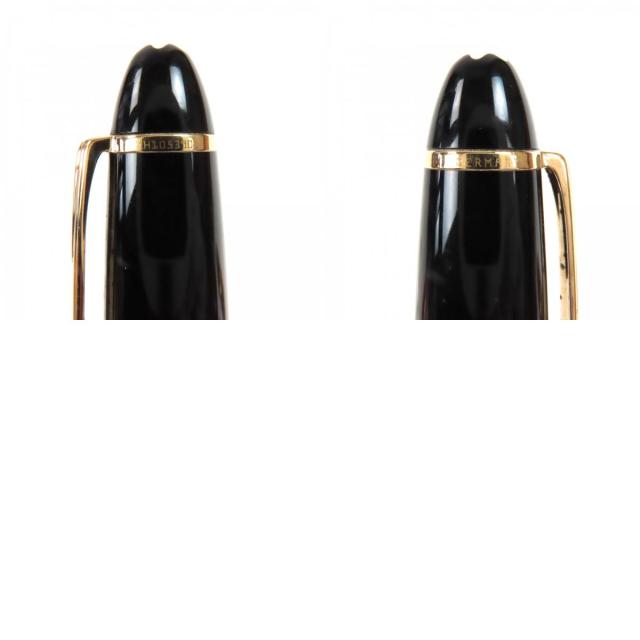 良品▼MONTBLANC モンブラン マイスターシュテュック ル・グラン ペン先14K Fニブ ホワイトスター 万年筆 ブラック ゴールド ドイツ製_9