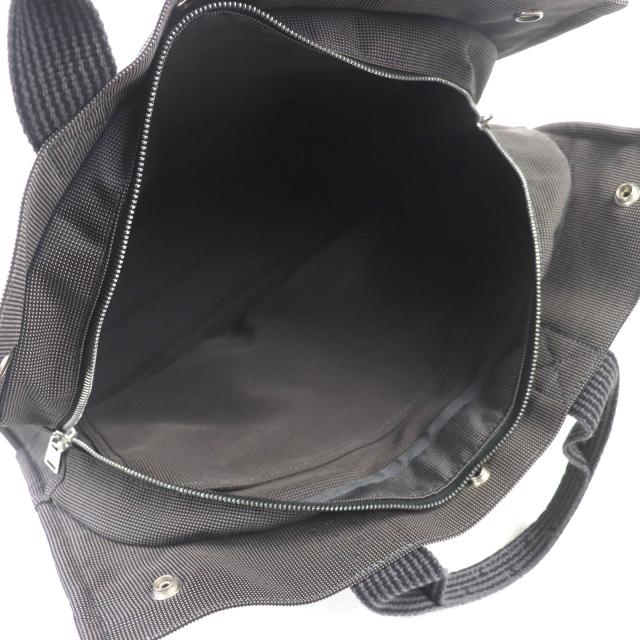 極美品★HERMES エルメス エールライン MM シルバー金具 セリエボタン キャンバス トートバッグ グレー フランス製 レディース_3