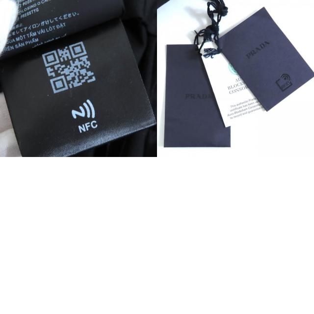 極美品△PRADA プラダ 22AW P254G バージンウール98％ トライアングル