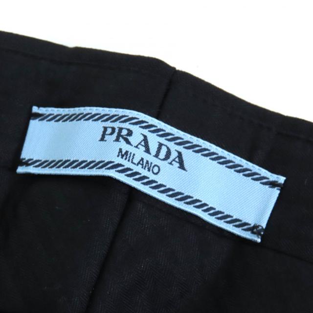 極美品△PRADA プラダ 22AW P254G バージンウール98％ トライアングル