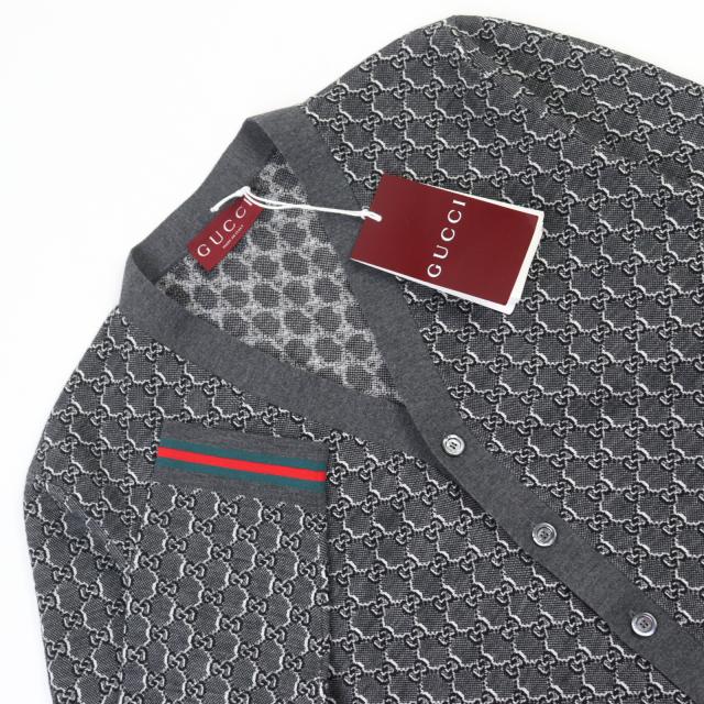 未使用品○GUCCI グッチ 24AW 801702 シルク混 GGジャガード ウェブ