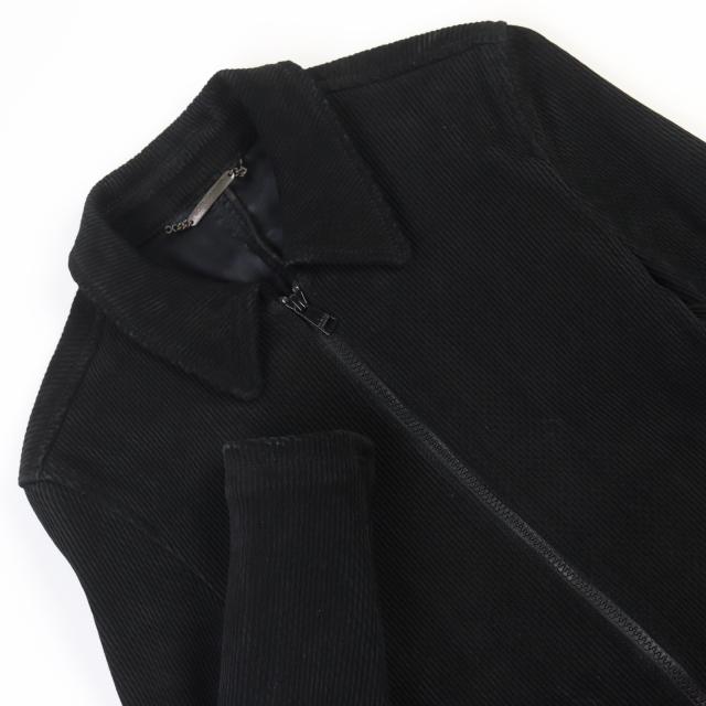 美品○DOLCE&GABBANA ドルチェ＆ガッバーナ G9BF1L ラムスキン 裏地シルク 黒タグ ダブルジップ レザージャケット ブラック 46　メンズ_1