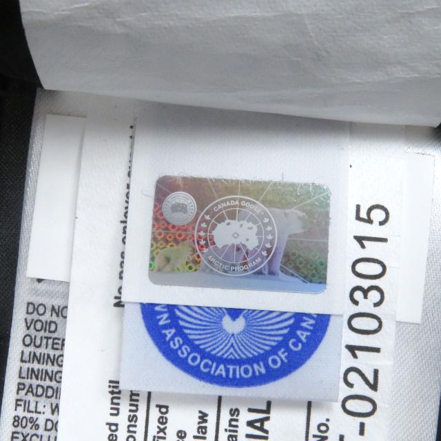 美品□CANADA GOOSE カナダグース 3400M SANFORD PARKA ロゴワッペン