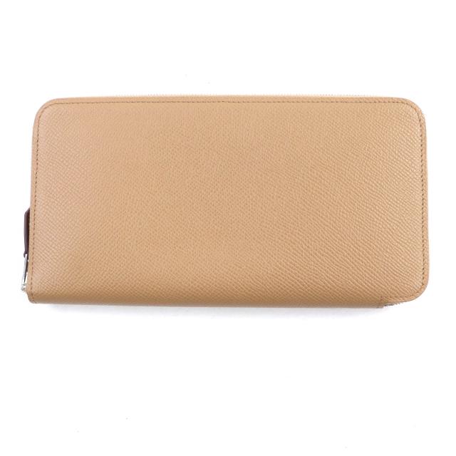 美品★HERMES エルメス アザップロング シルクイン チャイ ヴォーエプソン ラウンドZIP ロングウォレット 長財布 U刻印 箱付 仏製_2