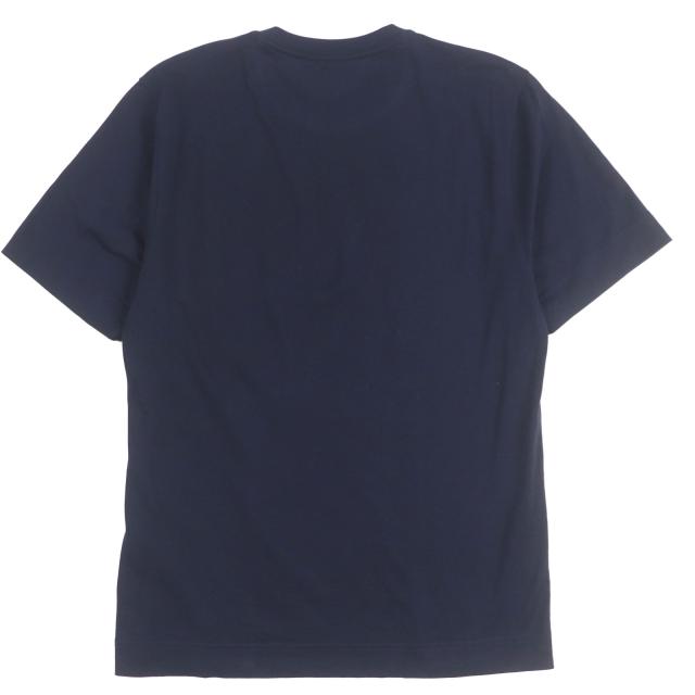 極美品▼FENDI フェンディ 2022年製 FY0936 FFロゴ クルーネック ショートスリーブ 半袖Ｔシャツ ネイビー S イタリア製 正規品　メンズ_2