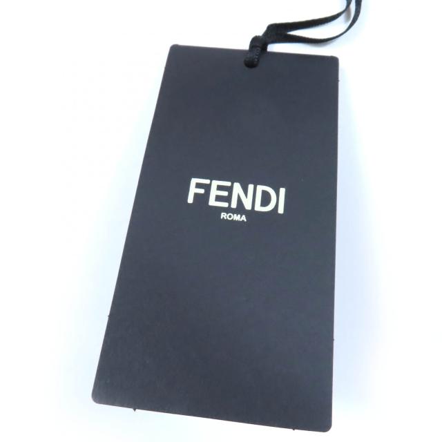 極美品☆FENDI フェンディ 2023年製 FZQ689 ロゴ・ストライプ柄 ニット ロングスカート ピンク 40 イタリア製 正規品 レディース_8
