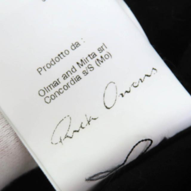 美品△Rick Owens リックオウエンス RP2718 アーカイブ ムートン ライダースジャケット ブラック 42 イタリア製 レディース_6