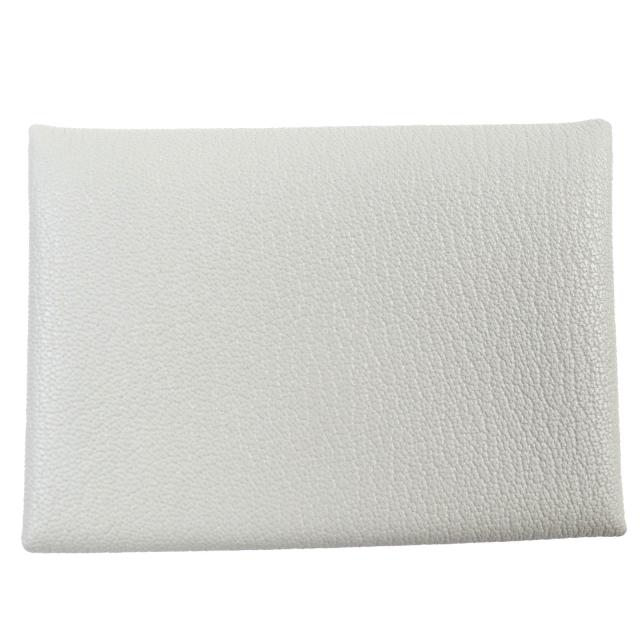 未使用品△HERMES エルメス カルヴィ デュオ シェーブルミゾル グリペール シルバー金具 コインケース W刻印 箱付き 仏製 レディース_2