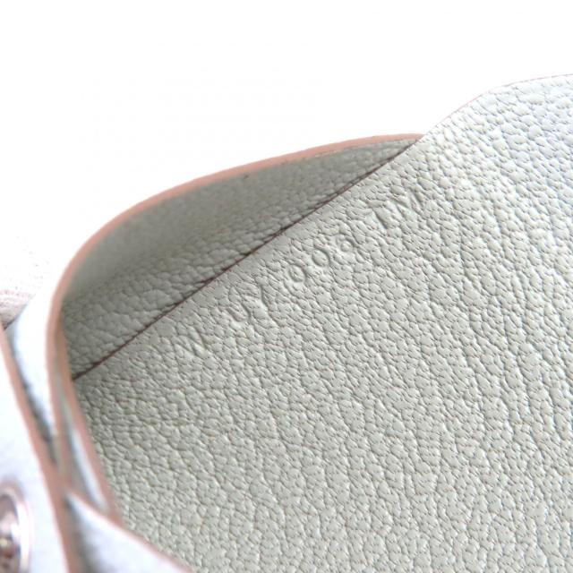 未使用品△HERMES エルメス カルヴィ デュオ シェーブルミゾル グリペール シルバー金具 コインケース W刻印 箱付き 仏製 レディース_8