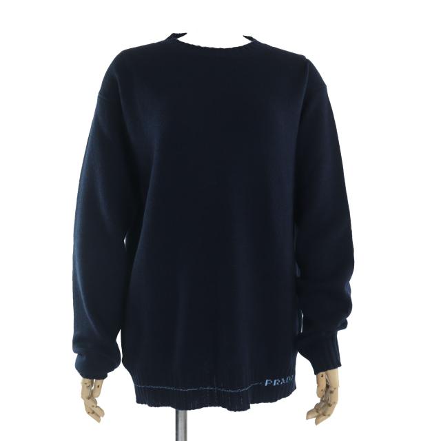 PRADA/プラダ_Women通販 | PRADAロゴ カシミヤxウール クルーネック