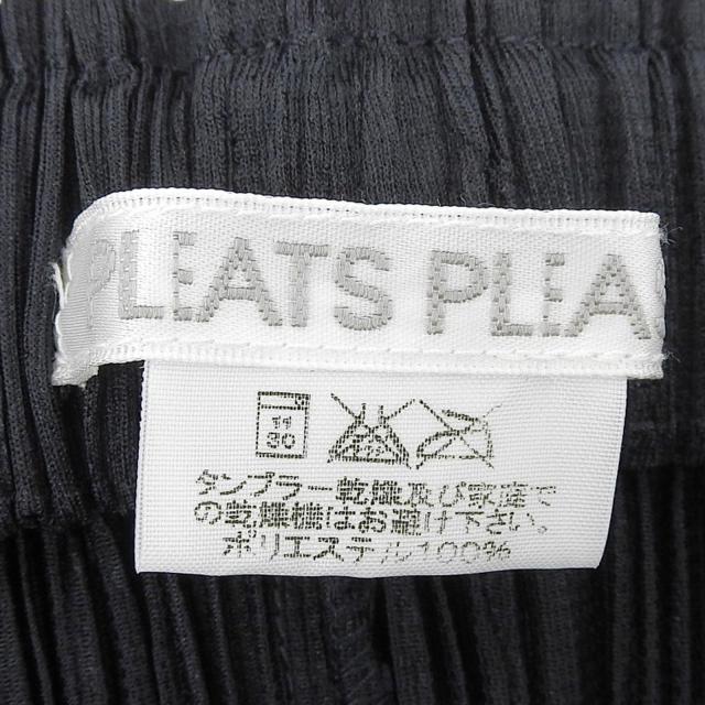 極美品▲PLEATS PLEASE プリーツプリーズ イッセイミヤケ PP13-JG539 プリーツ加工 ロング スカート チャコールグレー 3 日本製 正規品_7