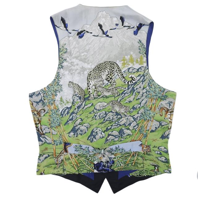 良品△HERMES エルメス ヴィンテージ シルク100% 超希少 SICHUAN 四川